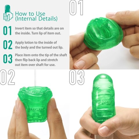Tenga - Uniwerselna Nakładka Do Masturbacji Uni Emerald TENGA Tenga - Uniwerselna Nakładka Do Masturbacji Uni Emerald TENGA