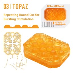 Tenga - Uniwerselna Nakładka Do Masturbacji Uni Topaz TENGA