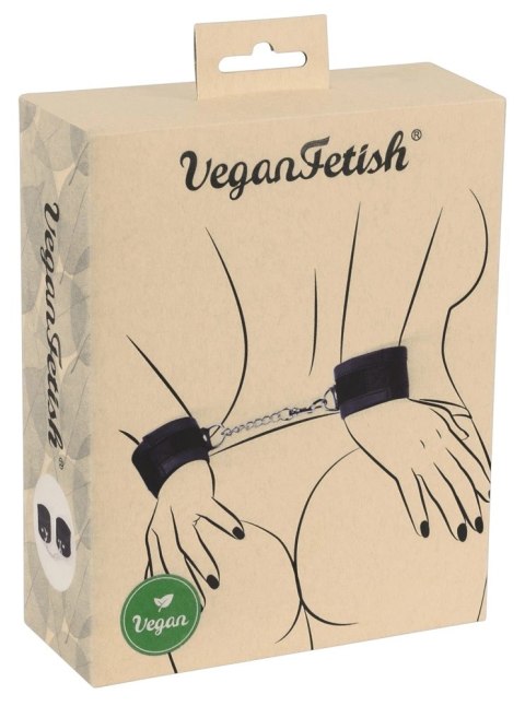 Vegan Fetish - Kajdanki Z Zapięciem Na Rzepy I Łańcuszkiem Vegan Fetish Vegan Fetish - Kajdanki Z Zapięciem Na Rzepy I Łańcuszkiem Vegan Fetish