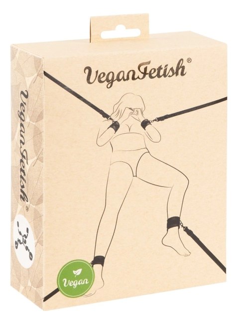 Vegan Fetish - Zestaw Bdsm Do Łóżka Pasy I Mankiety Vegan Fetish