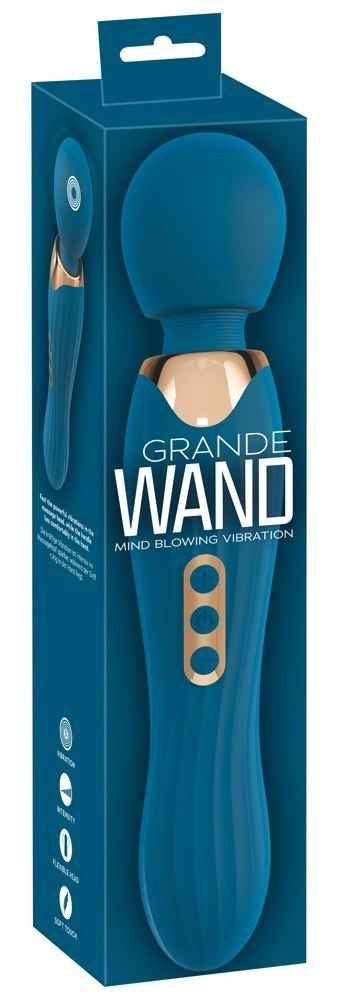 You2Toys - Duży Masażer Z Ruchomą Główka Grande Wand Niebieksi You2Toys You2Toys - Duży Masażer Z Ruchomą Główka Grande Wand Niebieksi You2Toys