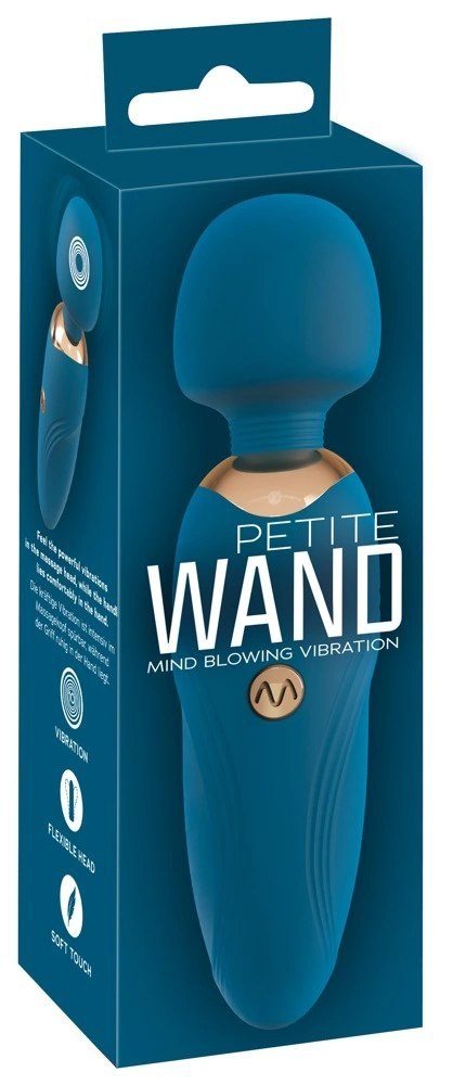 You2Toys - Mały Masażer Z Ruchomą Główka Petite Wand Niebieski You2Toys You2Toys - Mały Masażer Z Ruchomą Główka Petite Wand Niebieski You2Toys