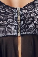 Cottelli LINGERIE - Seksowna Otwarta Haleczka Z Koronką + Stringi Bez Krocza L Cottelli LINGERIE