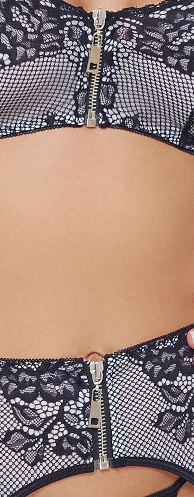 Cottelli LINGERIE - Seksowny 3-Częściowy Set Z Delikatną Koronką L Cottelli LINGERIE Cottelli LINGERIE - Seksowny 3-Częściowy Set Z Delikatną Koronką L Cottelli LINGERIE