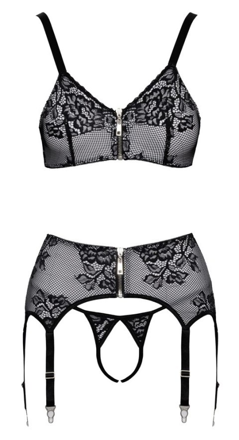 Cottelli LINGERIE - Seksowny 3-Częściowy Set Z Delikatną Koronką M Cottelli LINGERIE Cottelli LINGERIE - Seksowny 3-Częściowy Set Z Delikatną Koronką M Cottelli LINGERIE