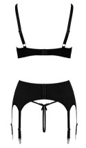 Cottelli LINGERIE - Seksowny 3-Częściowy Set Z Delikatną Koronką M Cottelli LINGERIE