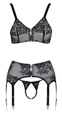 Cottelli LINGERIE - Seksowny 3-Częściowy Set Z Delikatną Koronką S Cottelli LINGERIE