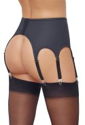 Cottelli LINGERIE - Seksowny Matowy Pas Do Pończoch Z 8 Szelkami Czarny L Cottelli LINGERIE