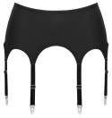 Cottelli LINGERIE - Seksowny Matowy Pas Do Pończoch Z 8 Szelkami Czarny L Cottelli LINGERIE