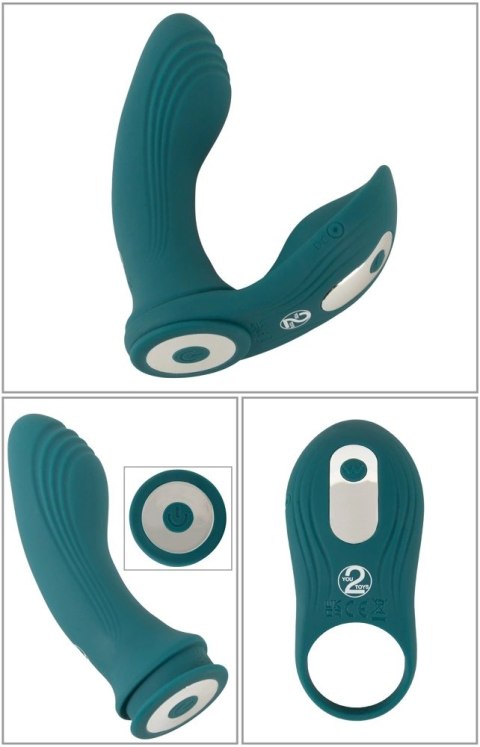 Couples Choice - Zestaw Dla Par Wibrator Do Punktu-G I Pierścień Na Penisa Z Pilotem Couples Choice Couples Choice - Zestaw Dla Par Wibrator Do Punktu-G I Pierścień Na Penisa Z Pilotem Couples Choice