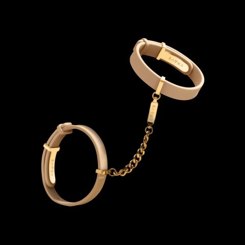 Crave - ID Cuffs - Mankiety skórzane pokryte 18k złotem Crave Crave - ID Cuffs - Mankiety skórzane pokryte 18k złotem Crave