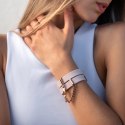 Crave - ID Cuffs Mankiety skórzane różowe z różowym złotem Crave