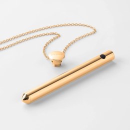Crave - Vesper 2 - Naszyjnik z wibratorem pokryty 24k złotem Crave