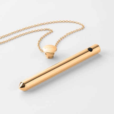 Crave - Vesper 2 - Naszyjnik z wibratorem pokryty 24k złotem Crave Crave - Vesper 2 - Naszyjnik z wibratorem pokryty 24k złotem Crave