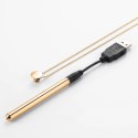 Crave - Vesper 2 - Naszyjnik z wibratorem pokryty 24k złotem Crave