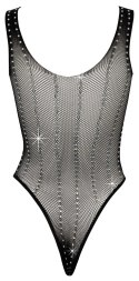 Fantasy by Cottelli Collection - Klasyczne Siateczkowe Czarne Body S-L Fantasy by Cottelli Collection