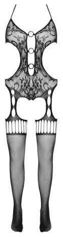 Fantasy by Cottelli Collection - Seksowne Siateczkowe Bodystocking Czarne S-L Fantasy by Cottelli Collection