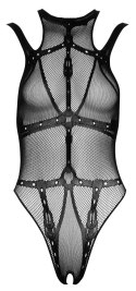 Fantasy by Cottelli Collection - Siateczkowe Body Otwarte W Kroku S-L Fantasy by Cottelli Collection