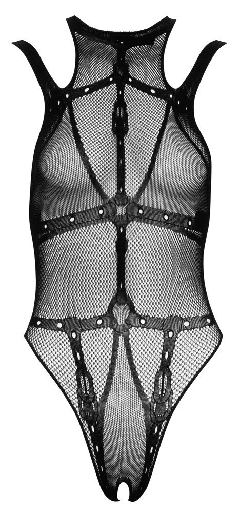 Fantasy by Cottelli Collection - Siateczkowe Body Otwarte W Kroku S-L Fantasy by Cottelli Collection Fantasy by Cottelli Collection - Siateczkowe Body Otwarte W Kroku S-L Fantasy by Cottelli Collection