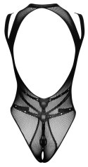 Fantasy by Cottelli Collection - Siateczkowe Body Otwarte W Kroku S-L Fantasy by Cottelli Collection