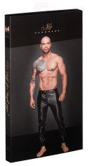 Noir - Czarne Matowe Męskie Joggery 2XL Noir