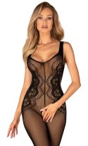 Obsessive - Czarne Siatkowe Bodystocking Bez Krocza G335 S-L Obsessive