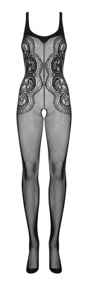 Obsessive - Czarne Siatkowe Bodystocking Bez Krocza G335 S-L Obsessive