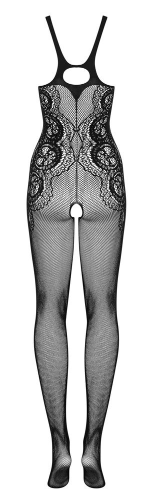 Obsessive - Czarne Siatkowe Bodystocking Bez Krocza G335 S-L Obsessive Obsessive - Czarne Siatkowe Bodystocking Bez Krocza G335 S-L Obsessive