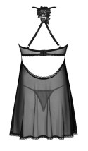 Obsessive - Seksowna Prześwitująca Koszula Nocna + Stringi Latinesa XL/2XL Obsessive