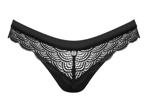 Obsessive - Seksowne Czarne Stringi Z Elastycznej Koronki Chemeris XL/2XL Obsessive Obsessive - Seksowne Czarne Stringi Z Elastycznej Koronki Chemeris XL/2XL Obsessive