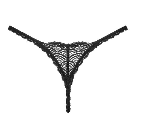Obsessive - Seksowne Czarne Stringi Z Ozdobnym Paseczkiem Chemeris XL/2XL Obsessive Obsessive - Seksowne Czarne Stringi Z Ozdobnym Paseczkiem Chemeris XL/2XL Obsessive