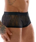 Svenjoyment - Elastyczne Męskie Bokserki Z Delikatnej Koronki Czarne XL Svenjoyment