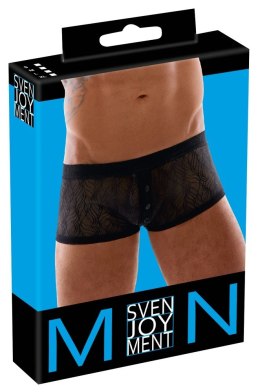 Svenjoyment - Elastyczne Męskie Bokserki Z Delikatnej Koronki Czarne L Svenjoyment