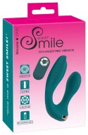 Sweet Smile - Wibrator Do Podwójnej Stymulacji Z Pilotem Zielony Sweet Smile