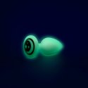 B-Vibe - ASStronaut Glow-in-the-Dark Zestaw z korkiem analnym - zielony B-Vibe