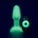 B-Vibe - ASStronaut Glow-in-the-Dark Zestaw z korkiem analnym - zielony B-Vibe