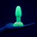 B-Vibe - ASStronaut Glow-in-the-Dark Zestaw z korkiem analnym - zielony B-Vibe