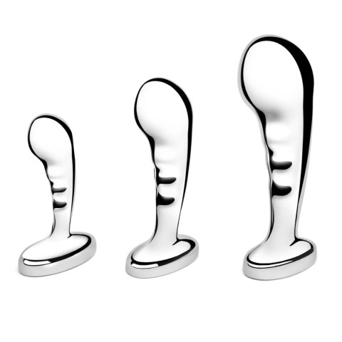 B-Vibe - Zestaw Treningowy Do Prostaty 3 Wtyczki Ze Stali Nierdzewnej B-Vibe B-Vibe - Zestaw Treningowy Do Prostaty 3 Wtyczki Ze Stali Nierdzewnej B-Vibe