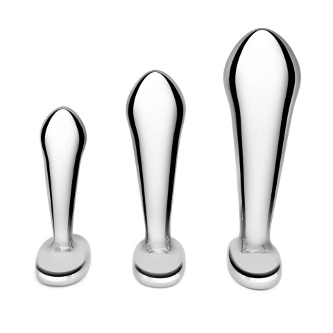 B-Vibe - Zestaw Treningowy Do Prostaty 3 Wtyczki Ze Stali Nierdzewnej B-Vibe B-Vibe - Zestaw Treningowy Do Prostaty 3 Wtyczki Ze Stali Nierdzewnej B-Vibe