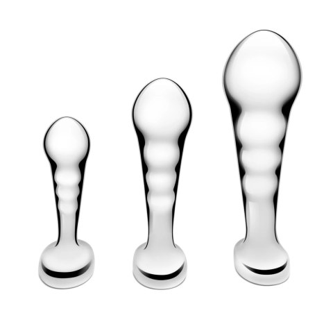 B-Vibe - Zestaw Treningowy Do Prostaty 3 Wtyczki Ze Stali Nierdzewnej B-Vibe B-Vibe - Zestaw Treningowy Do Prostaty 3 Wtyczki Ze Stali Nierdzewnej B-Vibe