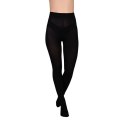 Bye Bra - Comfort Velvet Touch 150 Grube efektowne rajstopy czarne S Bye Bra