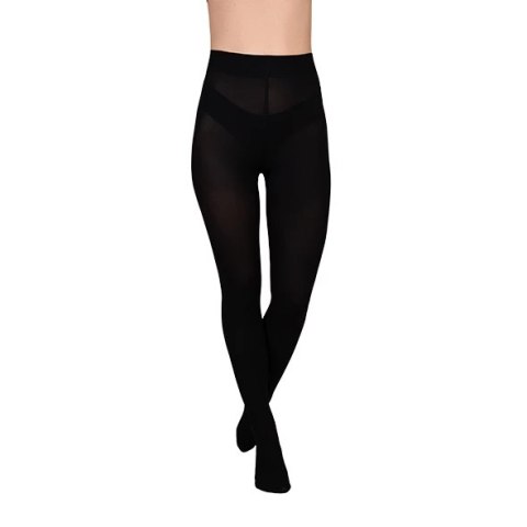 Bye Bra - Comfort Velvet Touch 150 Grube efektowne rajstopy czarne S Bye Bra Bye Bra - Comfort Velvet Touch 150 Grube efektowne rajstopy czarne S Bye Bra