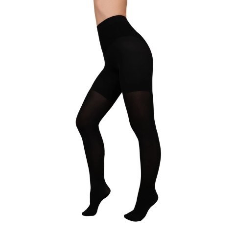 Bye Bra - Total Shaper rajstopy modelujące brzuch czarne L Bye Bra Bye Bra - Total Shaper rajstopy modelujące brzuch czarne L Bye Bra