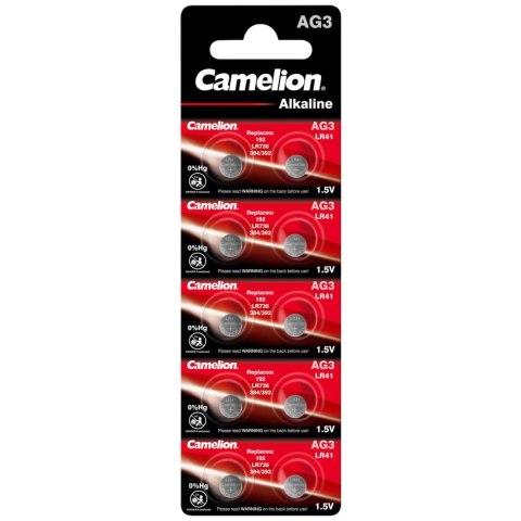Camelion - Baterie guzikowe zegarkowe LR41 Button Cell 10 szt Camelion