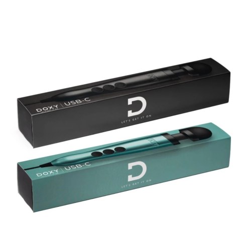Doxy - 3 USB-C Wand Innowacyjny masażer ładowany USB czarny Doxy Doxy - 3 USB-C Wand Innowacyjny masażer ładowany USB czarny Doxy