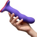 Fun Factory - Bouncer Unique Strap-on Dildo Fioletowe Fun Factory