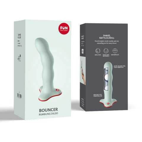 Fun Factory - Bouncer Unique Strap-on Dildo Zielone Fun Factory Fun Factory - Bouncer Unique Strap-on Dildo Zielone Fun Factory