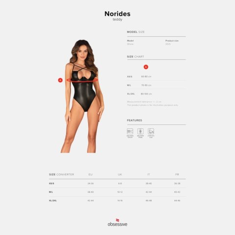 Obsessive - Drapieżne body Norides XL/2XL Obsessive Obsessive - Drapieżne body Norides XL/2XL Obsessive