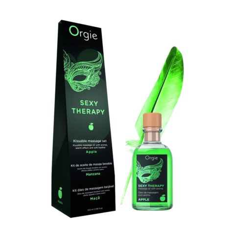Orgie - Zestaw do masażu ust - jabłko 100 ml Orgie Orgie - Zestaw do masażu ust - jabłko 100 ml Orgie