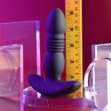 Playboy Pleasure - Aksamitny plug Trust - 10 prędkości Playboy